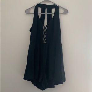 Open back romper